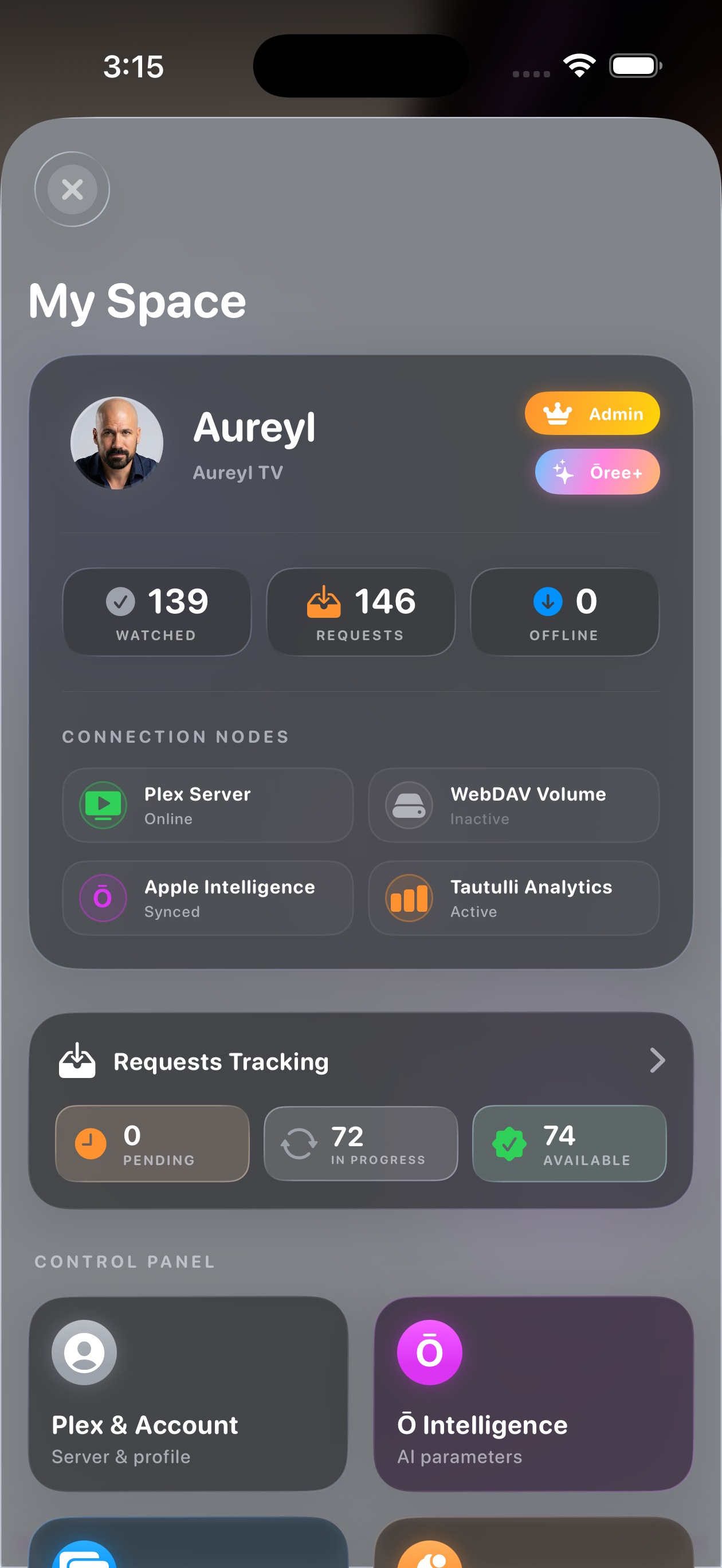 Ōree Settings Console